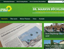 Tablet Screenshot of markus-buechler.de